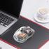Coteci Dual Receiver Crystal silent mouse with RGB lights, 5.1 Bluetooth dual receiver USB A & Type-C 2.4G 2400 DPI